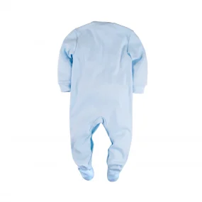 Комбинезон с лапками 'Basic' голубой