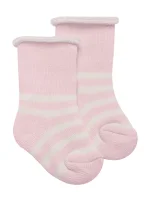 Носки детские махровые Mansita Mi, Розовая полоска