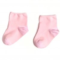 Носочки без резинки, Розовые