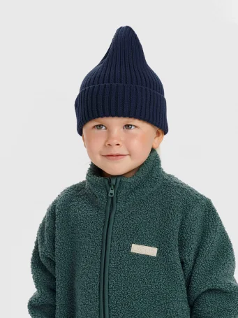 Вязаная шапка Leokid Beanie (Navy Blue)