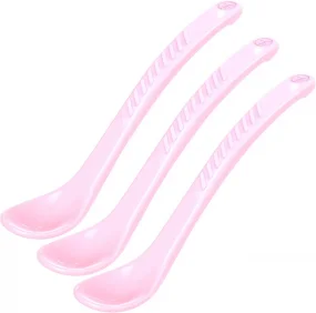 Ложки для кормления Twistshake (Feeding Spoon) в наборе из 3 шт. Пастельный розовый (Pastel Pink). Возраст 4+m.
