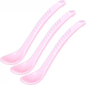 Ложки для кормления Twistshake (Feeding Spoon) в наборе из 3 шт. Пастельный розовый (Pastel Pink). Возраст 4+m.