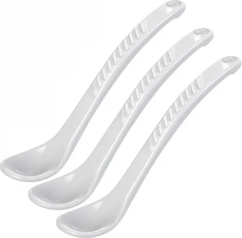 Ложки для кормления Twistshake (Feeding Spoon) в наборе из 3 шт. Пастельный серый (Pastel Grey). Возраст 4+m.