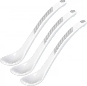 Ложки для кормления Twistshake (Feeding Spoon) в наборе из 3 шт. Белый (White). Возраст 4+m.