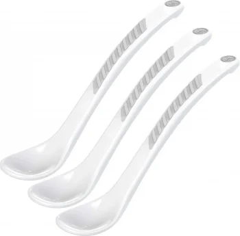 Ложки для кормления Twistshake (Feeding Spoon) в наборе из 3 шт. Белый (White). Возраст 4+m.