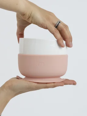 Фарфоровая миска на силиконовой присоске 12,5 см, Cotton candy