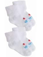 Носки махровые для маловесных малышей, Люблю маму (2 пары)