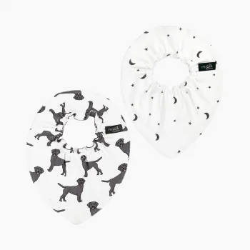 Сет из 2х нагрудников Mjölk Mini Собачки NEW/Ночное небо