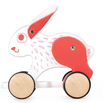 Каталка для малышей Серия "Зверики", зайчонок