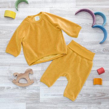 Велюровый комплект Mjölk Mustard