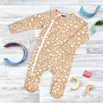 Комбинезон Mjölk Sleep and Play Caramel Flowers