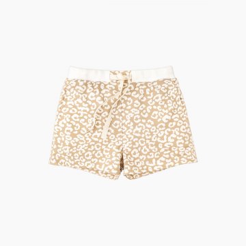 Шорты для девочки Mjölk Sand Leopard