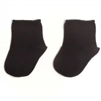 Носочки без резинки, Черные