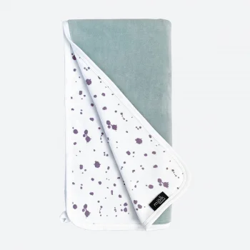 Двусторонний велюровый плед Mjölk Baby Blue