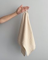 Набор муслиновых полотенец для лица и рук Babyshowroom, светло-песочный