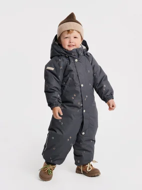 Комбинезон утепленный Leokid Hero, Say my name dark gray