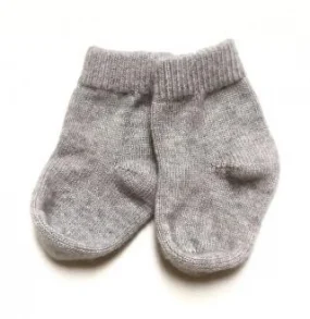 Носочки (термоноски), Мерино, Кашемир, Серый меланж