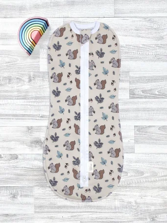 Утепленный кокон Mjölk Белочки