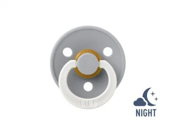 Пустышка латексная ночная BIBS Colour Glow - Cloud