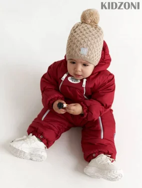 Комбинезон ЛЕОН winter, Бордовый