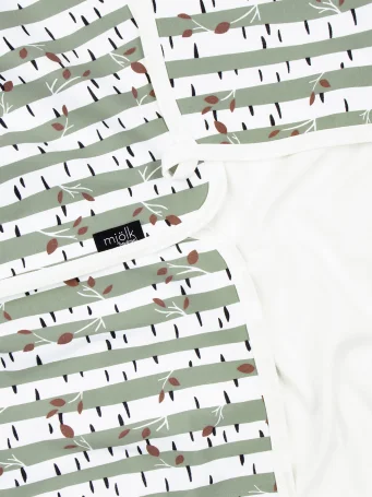 Двусторонний плед Mjölk Birch Trees