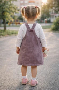 Вельветовый Сарафан, Лиловый