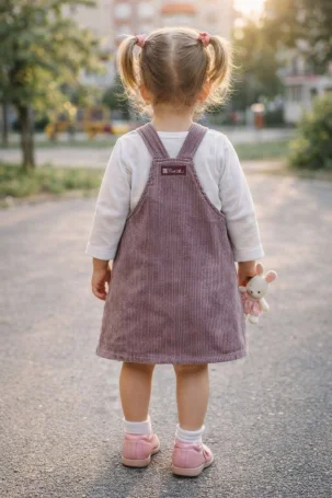 Вельветовый Сарафан, Лиловый