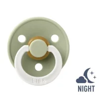 Соска-пустышка BIBS Colour Sage night 0-6 месяцев