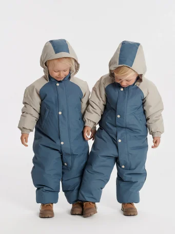 Комбинезон зимний Leokid Color Block (Salt Blue)