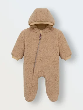 Комбинезон и шапка из шерпы Teddy, Сливочный