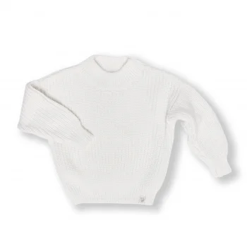 Джемпер вязаный oversize Classic, экрю