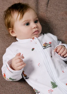 Слип на молнии в рубчик, Снежные забавы