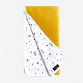 Двусторонний велюровый плед Mjölk Mustard