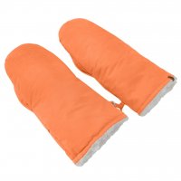 Муфты-рукавички на коляску, ярко-оранжевый