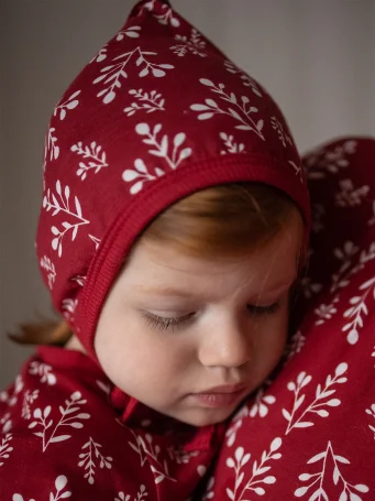 Чепчик гномик Mjölk Снежные веточки