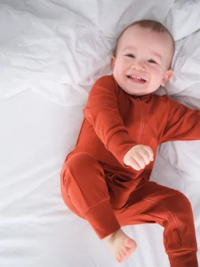 Комбинезон на манжетах Mjölk Sleep and Play Paprika, с рукавом реглан