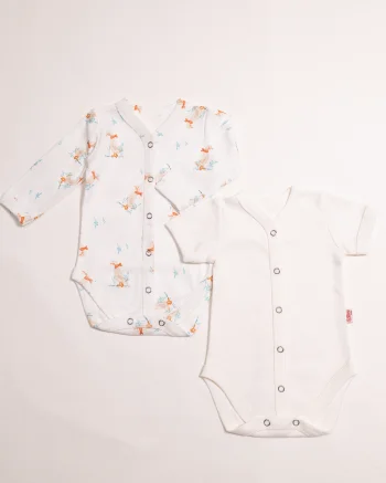 Боди 2шт., Гусёнок и молочный