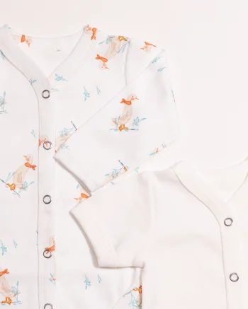 Боди 2шт., Гусёнок и молочный