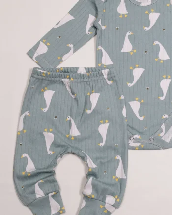 Боди + ползунки, Гусь