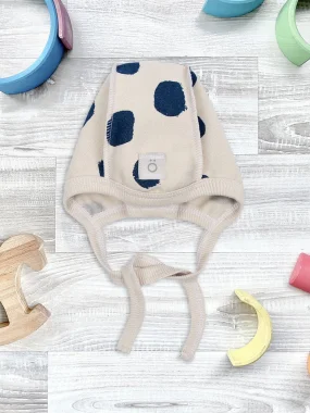 Утеплённый чепчик Mjölk Горошки