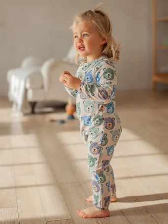 Комбинезон Mjölk Grizzly Bears, на окантовке