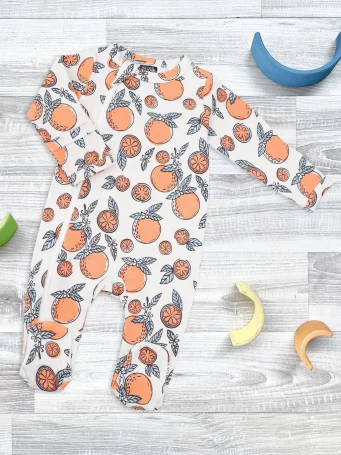 Комбинезон Mjölk Sleep and Play Мандарины