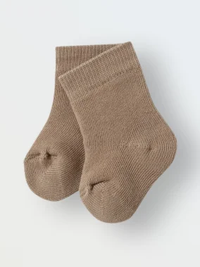 Носочки махровые, Шоколад