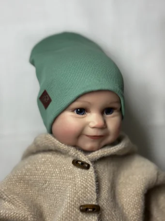 Шапочка двухслойная RinaAmari, Изумруд