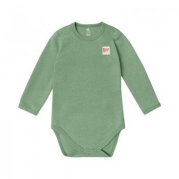 Боди с длинным рукавом "Basic" хаки new