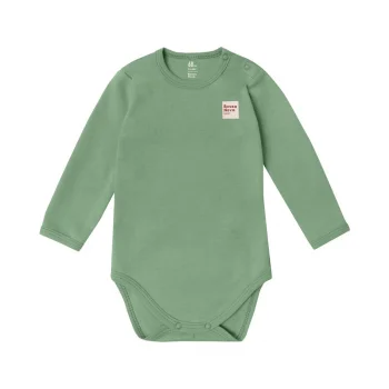 Боди с длинным рукавом "Basic" хаки new