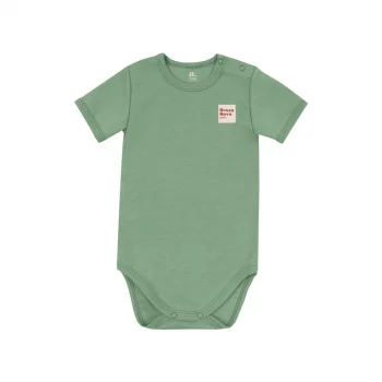 Боди с коротким рукавом Basic хаки new