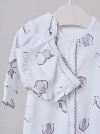 Комплект слип с шапочкой "Слоник"