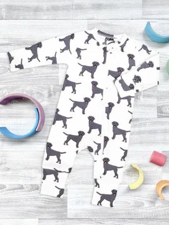 Комбинезон Mjölk Sleep and Play Собачки NEW, на манжетах