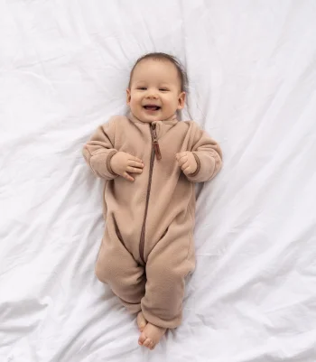 Комбинезон из флиса "Cute", Тёплый беж